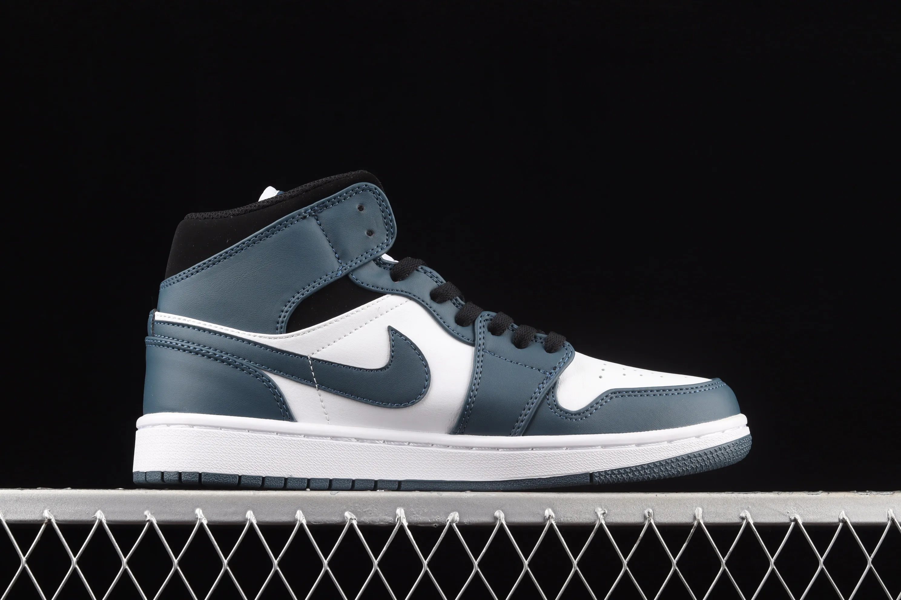 All categories Air Jordan Jordan series basketball shoes Air Jordan 1 Mid Air Jordan 1 Mid "Dark Teal" AJ1 Qiao 1 Qinglan Zhongbang basketball shoes 554724-411